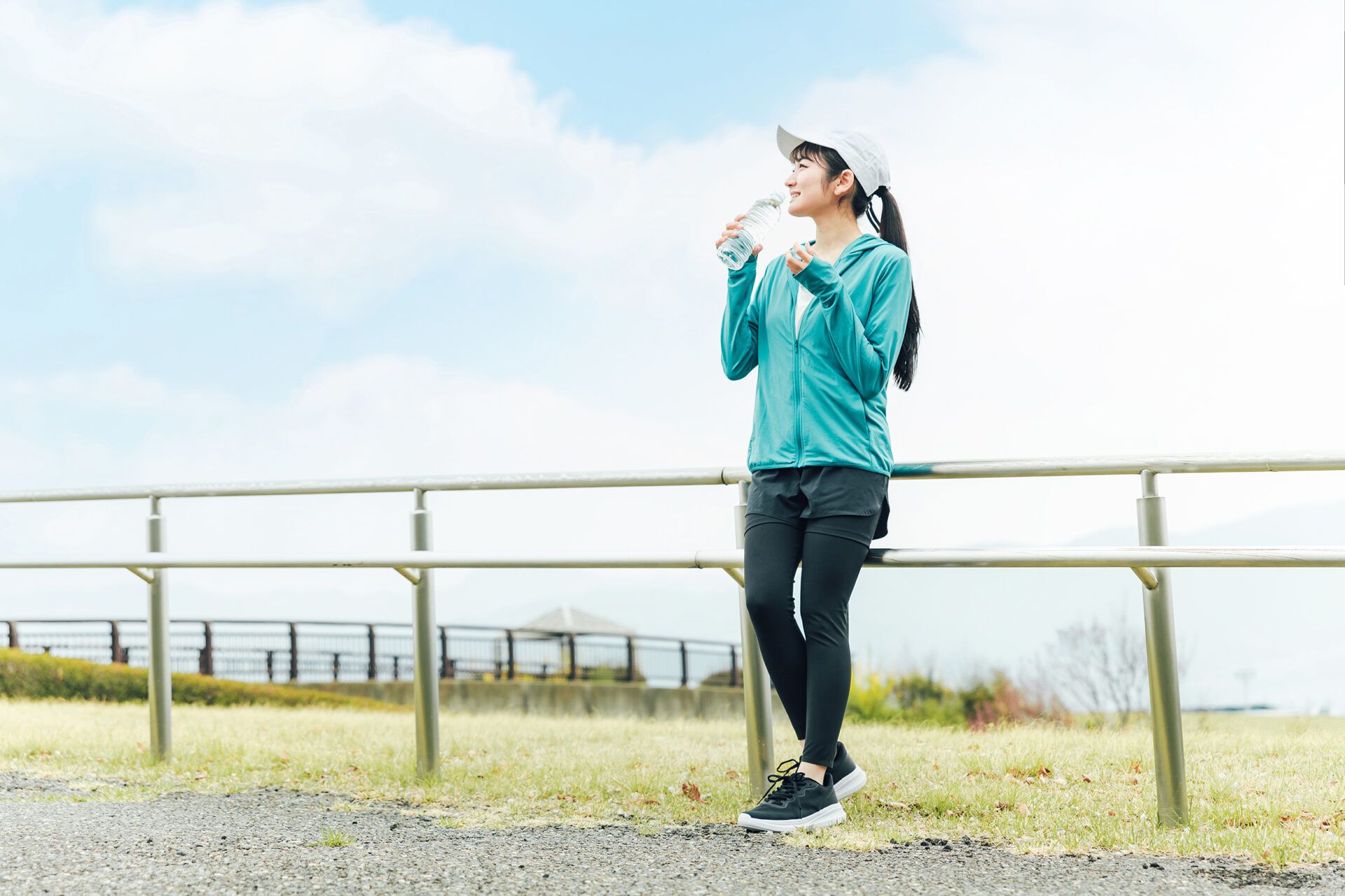 ウォーキング時の水分補給