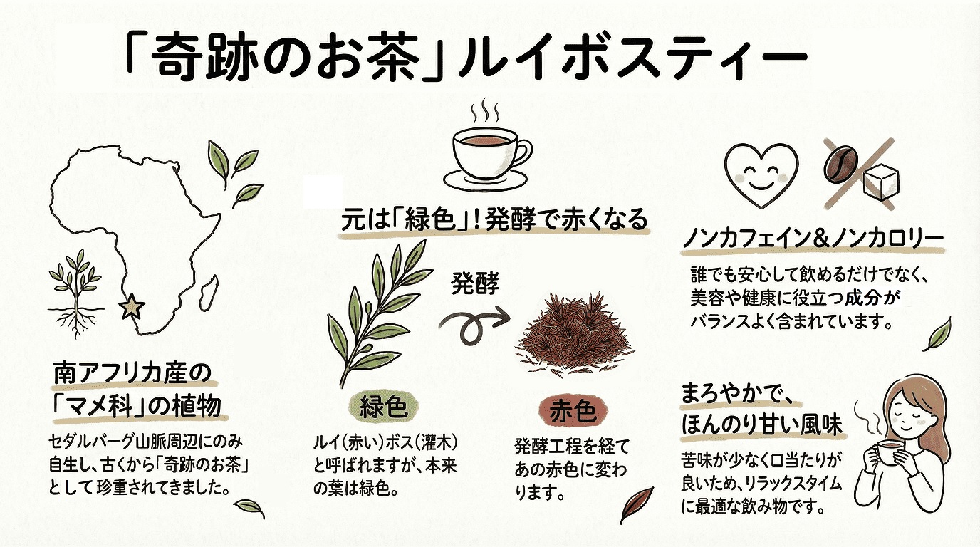 そもそもルイボスティーとはどんな飲み物？